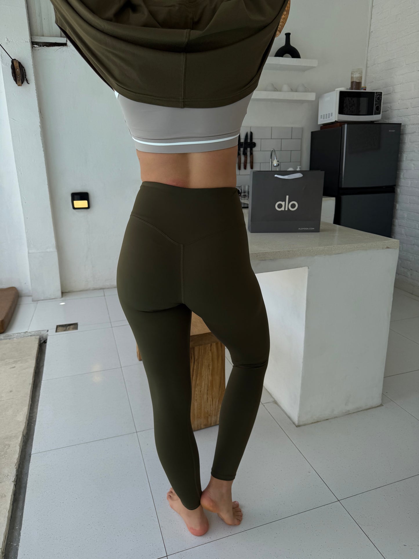 Olive leggings