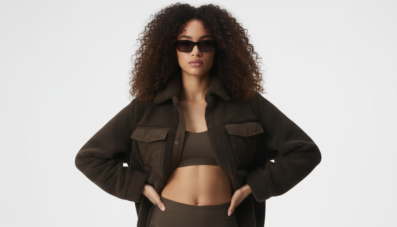 The Sherpa Edge Jacket In Brown