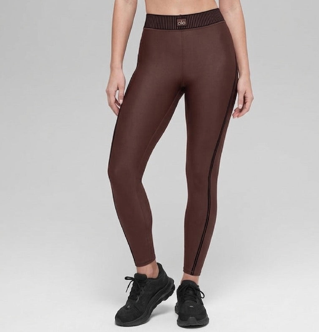 High-rise ankle-length tights