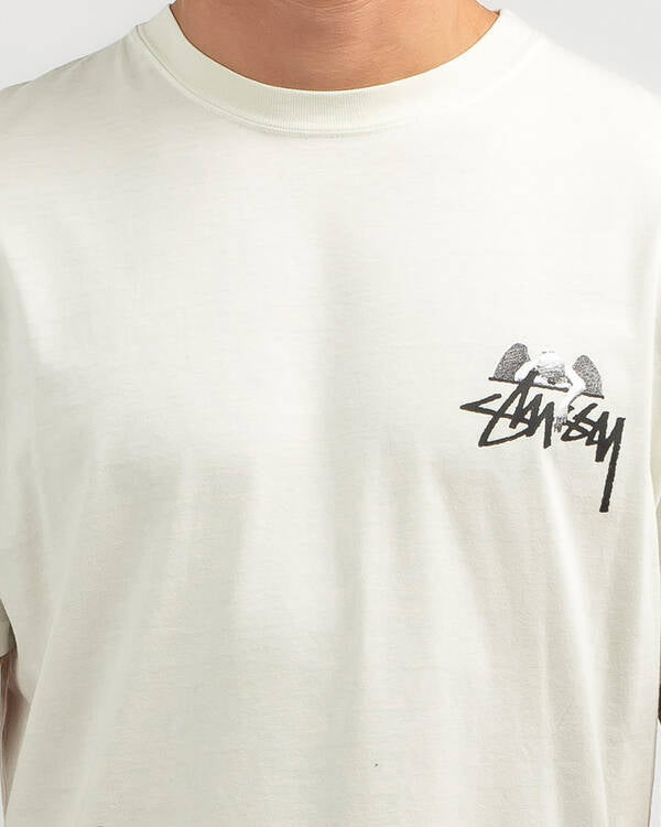 white Stüssy Angel Tee