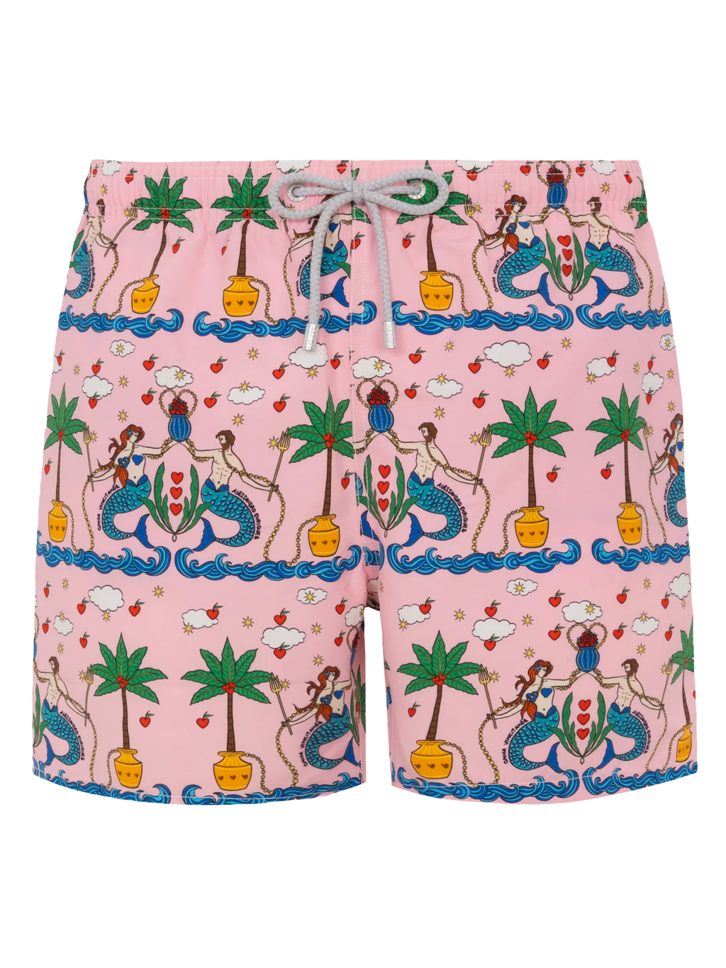 MC2 GUSTAVIA SWIM-SHORTS WITH MERMAID PRINT | ALESSANDRO ENRIQUEZ SPECIAL EDITION