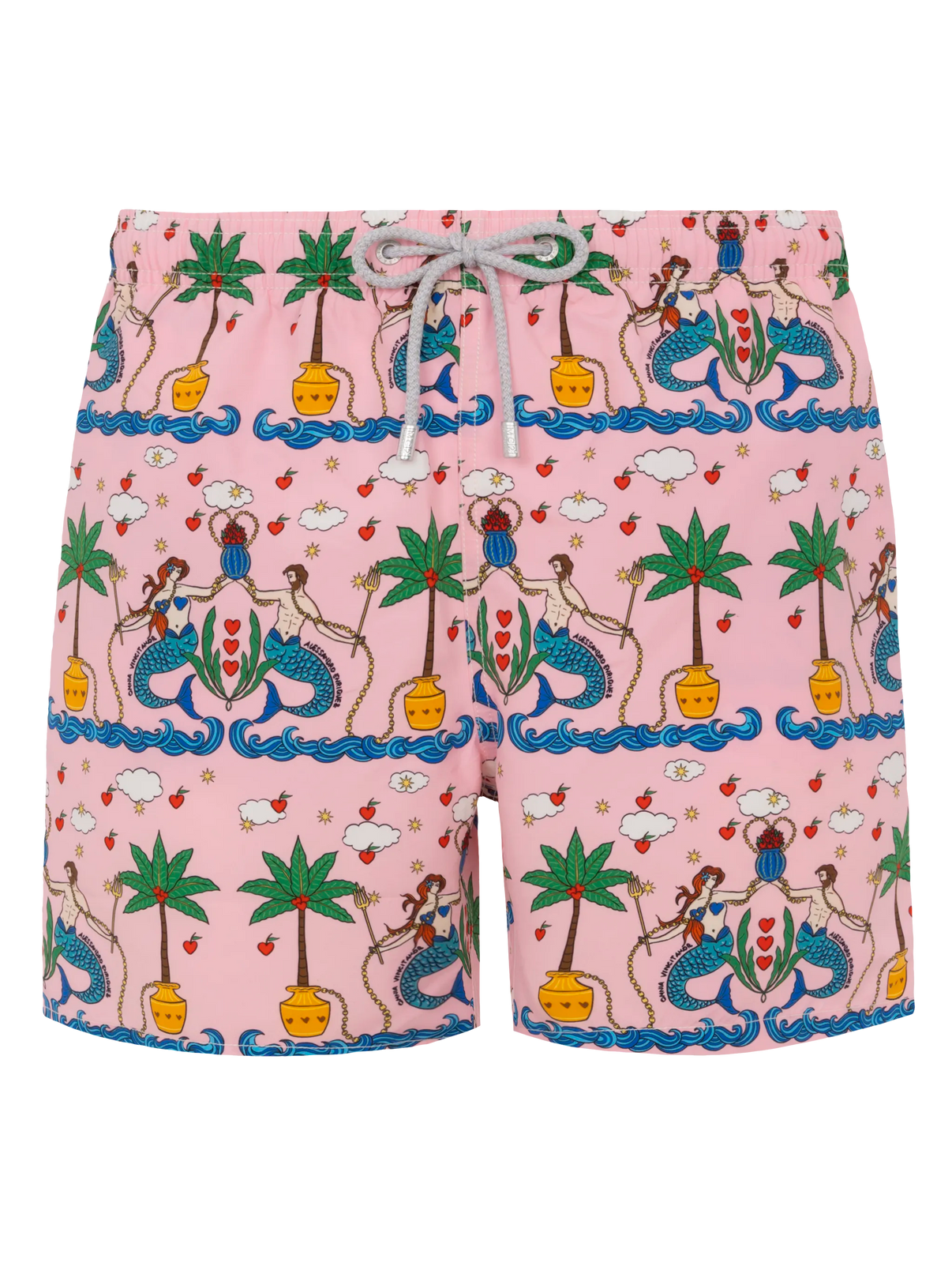 MC2 GUSTAVIA SWIM-SHORTS WITH MERMAID PRINT | ALESSANDRO ENRIQUEZ SPECIAL EDITION
