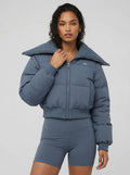 Gold Rush Puffer Jacket - Celestial Blue