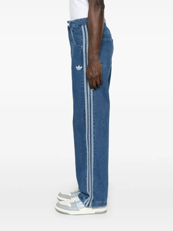 ‏ Originals Adicolor 3-Stripe Wideu Denim Jeans unisex