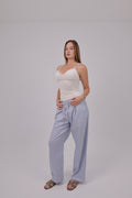 Capri Stripe Trouser