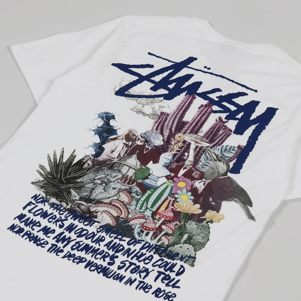 Stussy Psychedelic T Shirt White