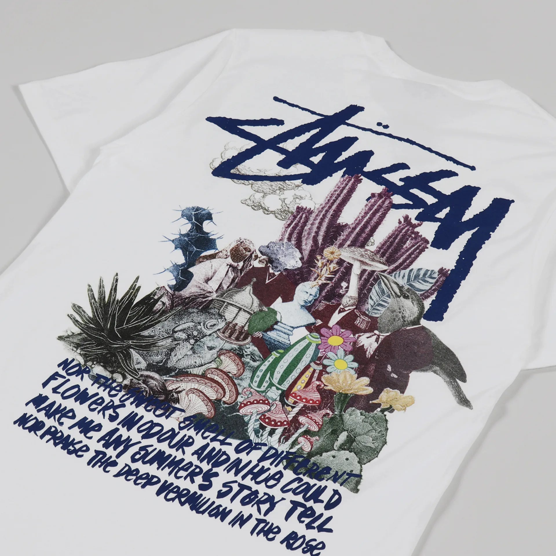 Stussy Psychedelic T Shirt White