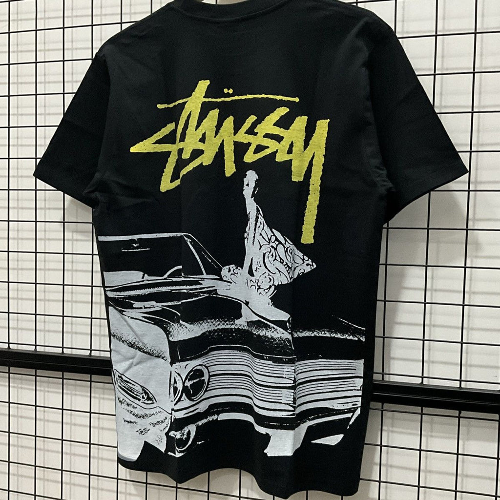 Stussy Beat Crazy Tee in Black