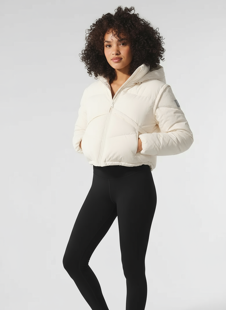 The Glacier Puffer In White