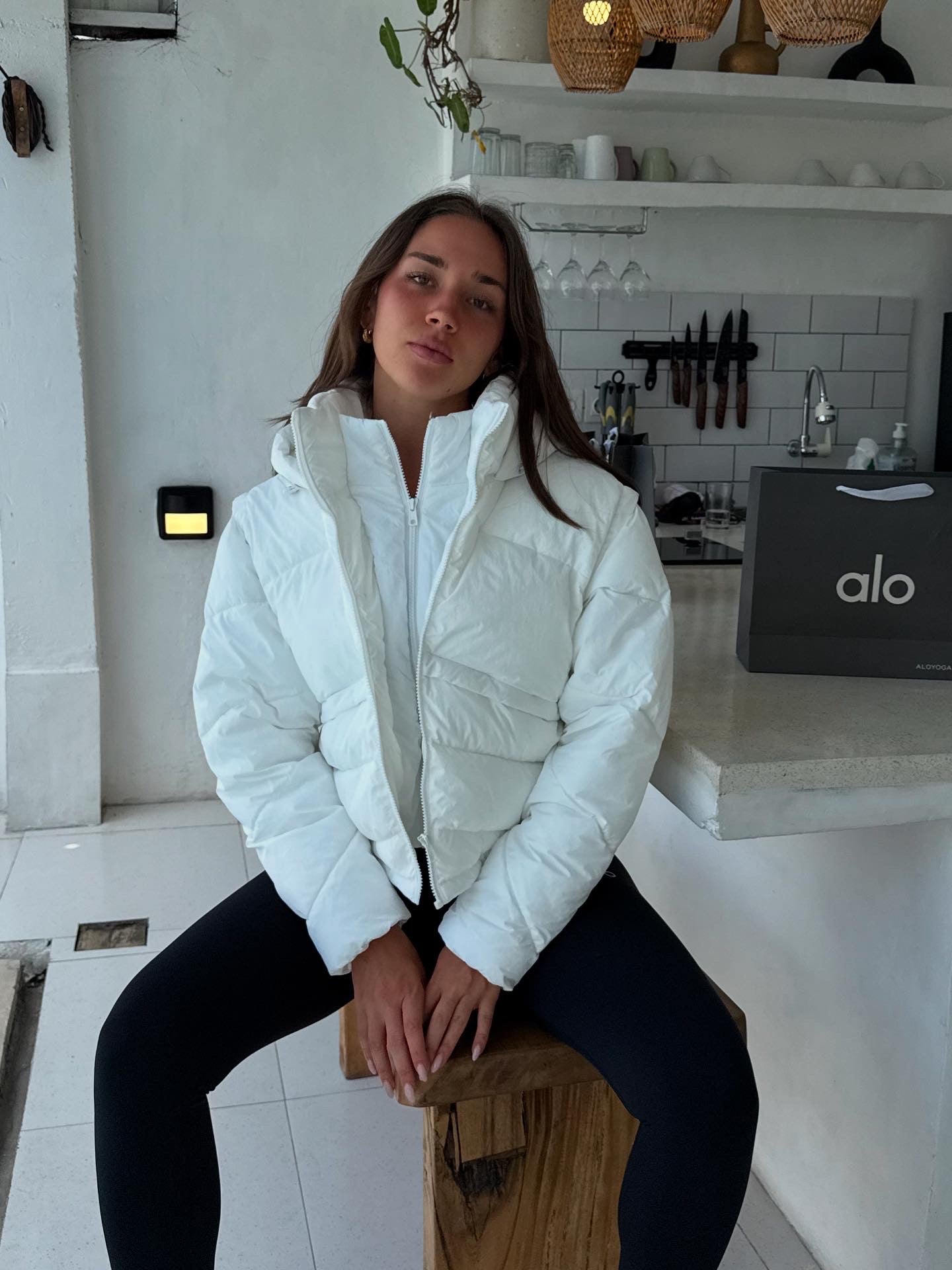 The Glacier Puffer In White