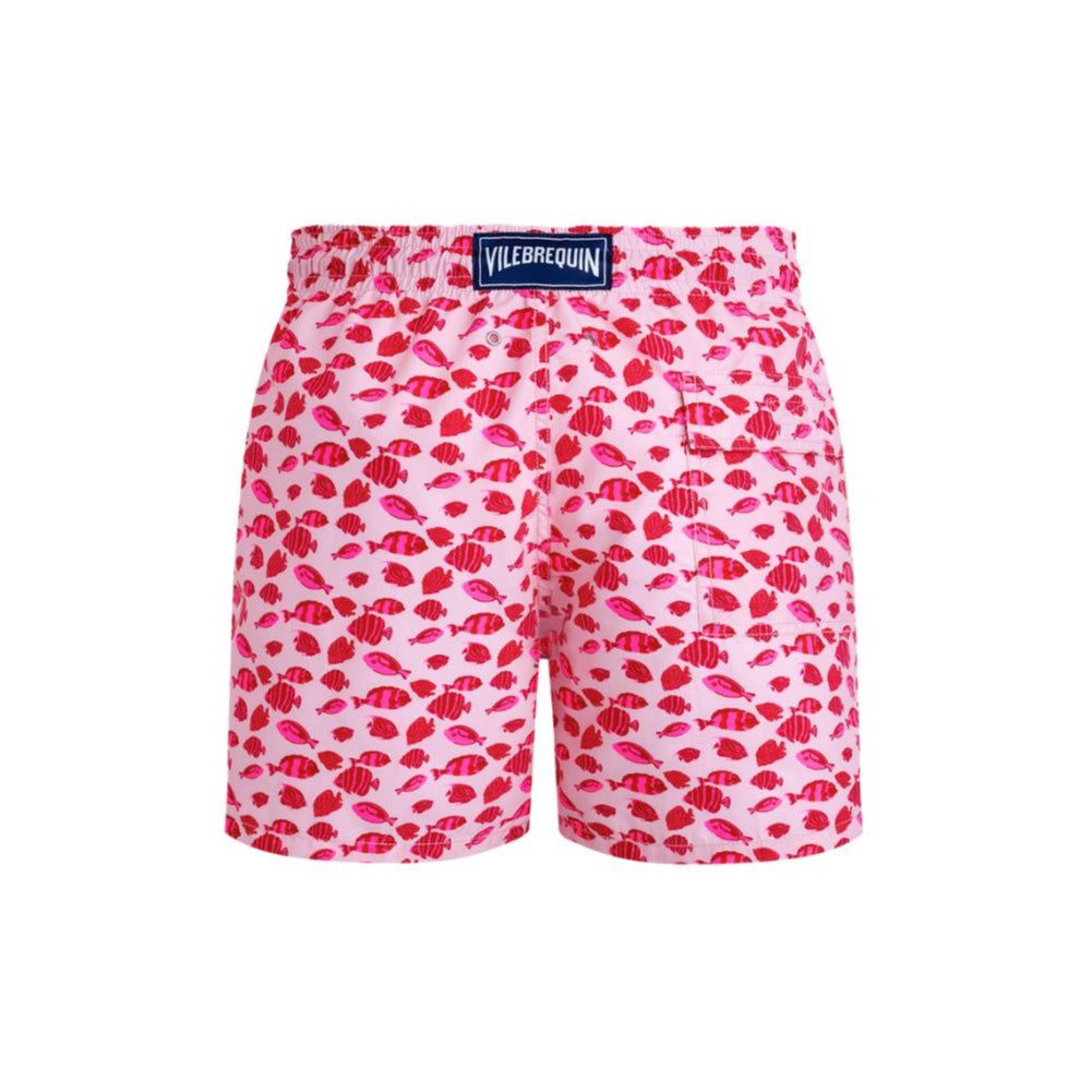 VILEBREQUIN
Fish Print Moorea Swim Shorts + bag