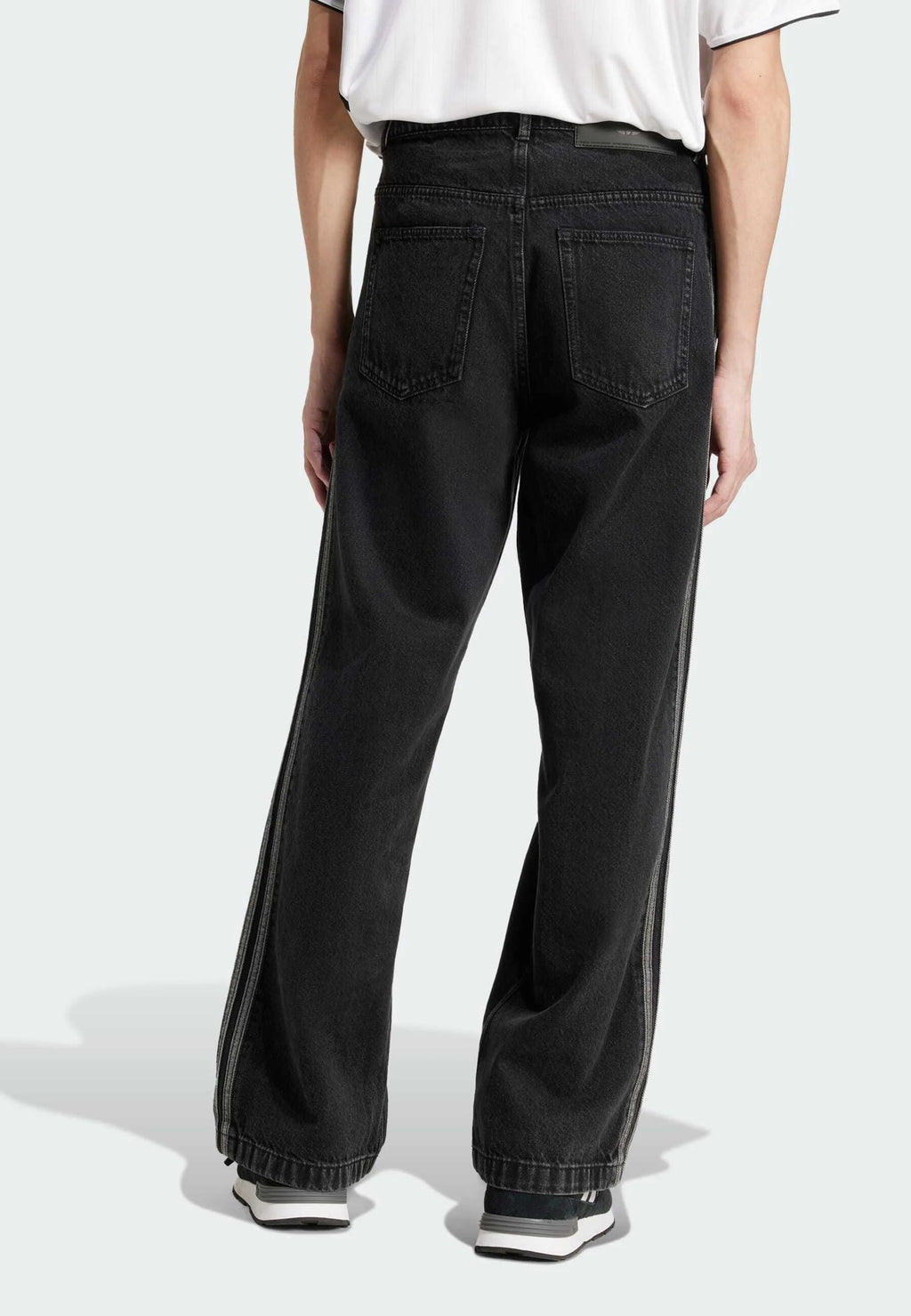 Originals Adicolor 3-Stripe Wide-Leg Denim Jeans unisex