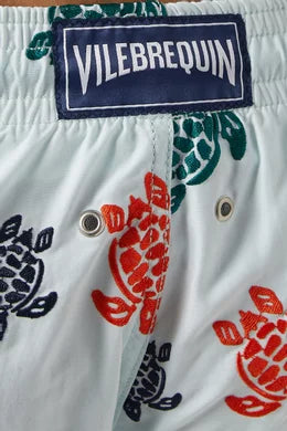 VILEBREQUIN
Ronde des Tortues Swim Shorts in Recycled Nylon + bag