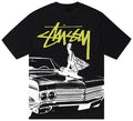 Stussy Beat Crazy Tee in Black
