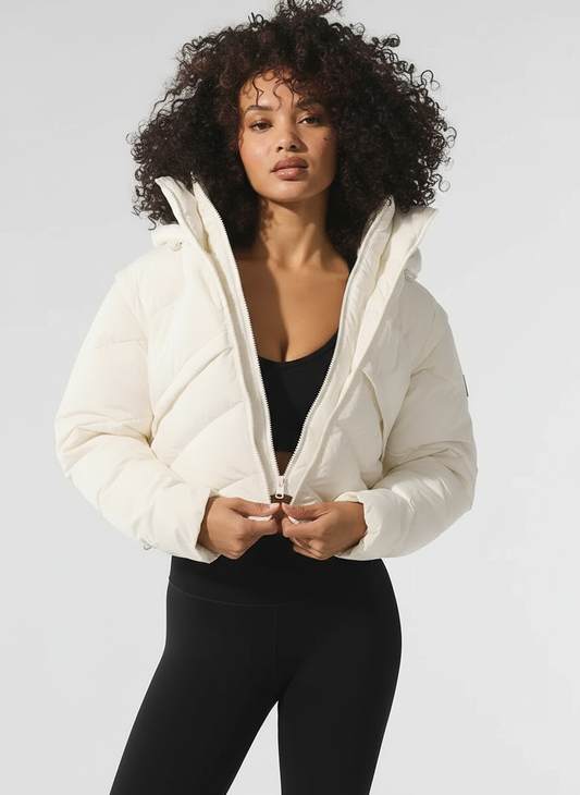 The Glacier Puffer In White