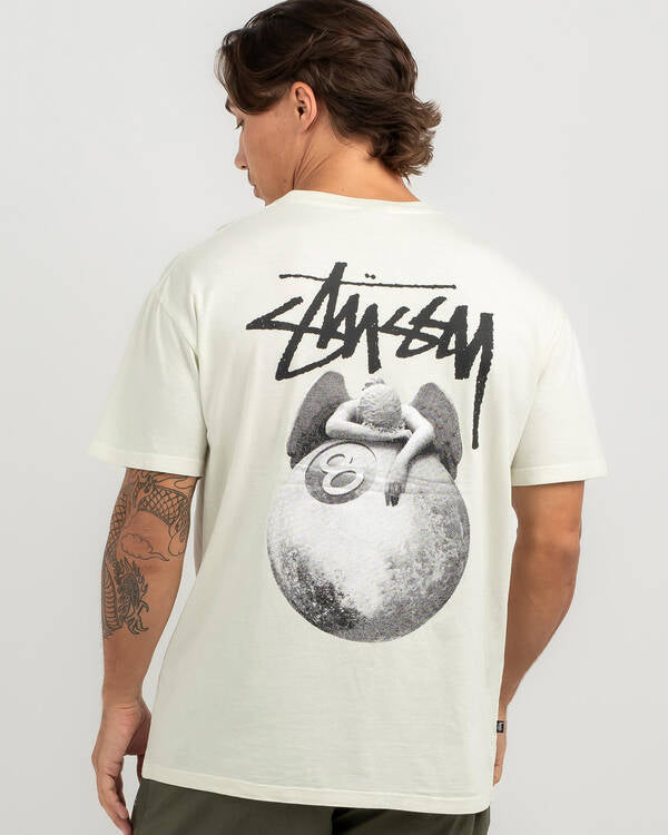 white Stüssy Angel Tee