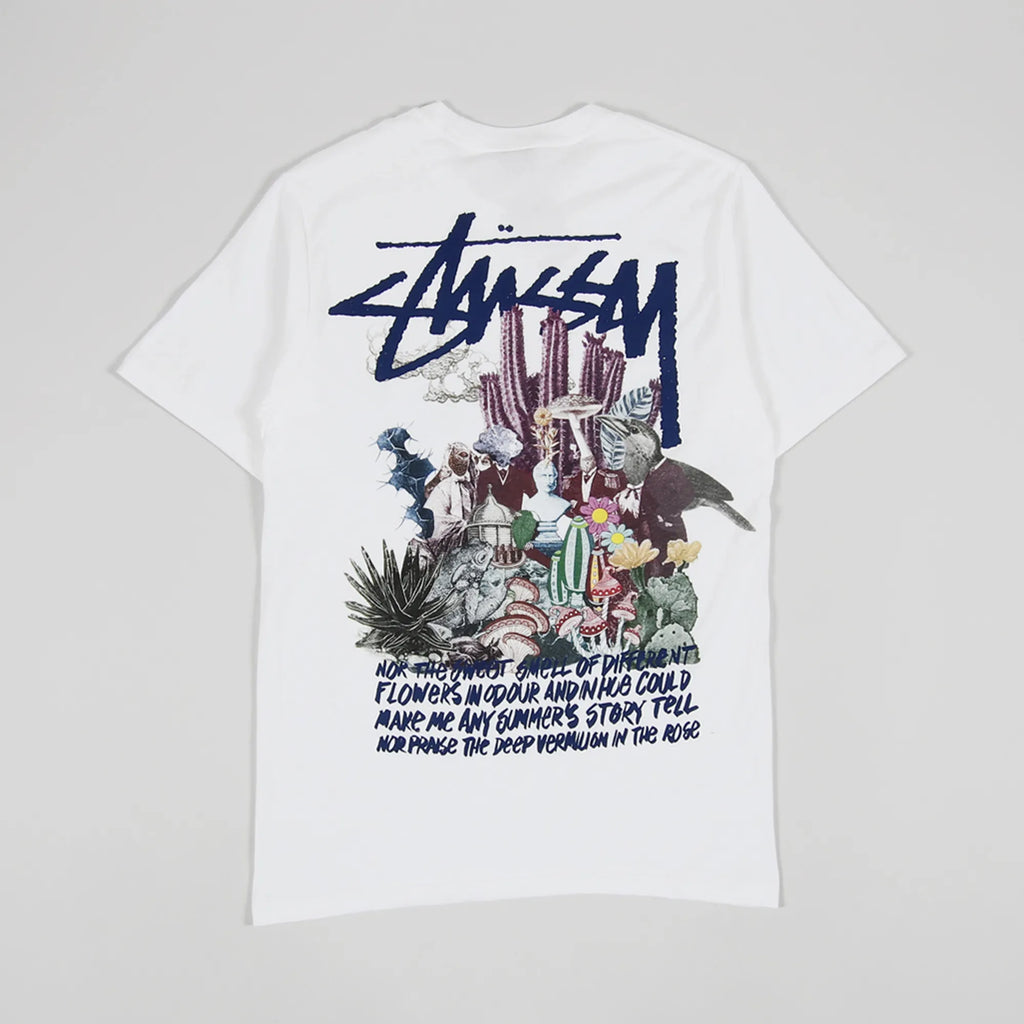 Stussy Psychedelic T Shirt White