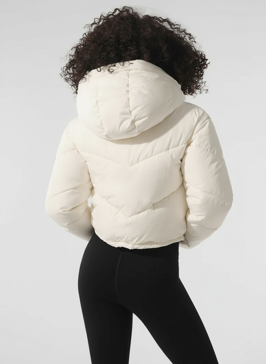 The Glacier Puffer In White