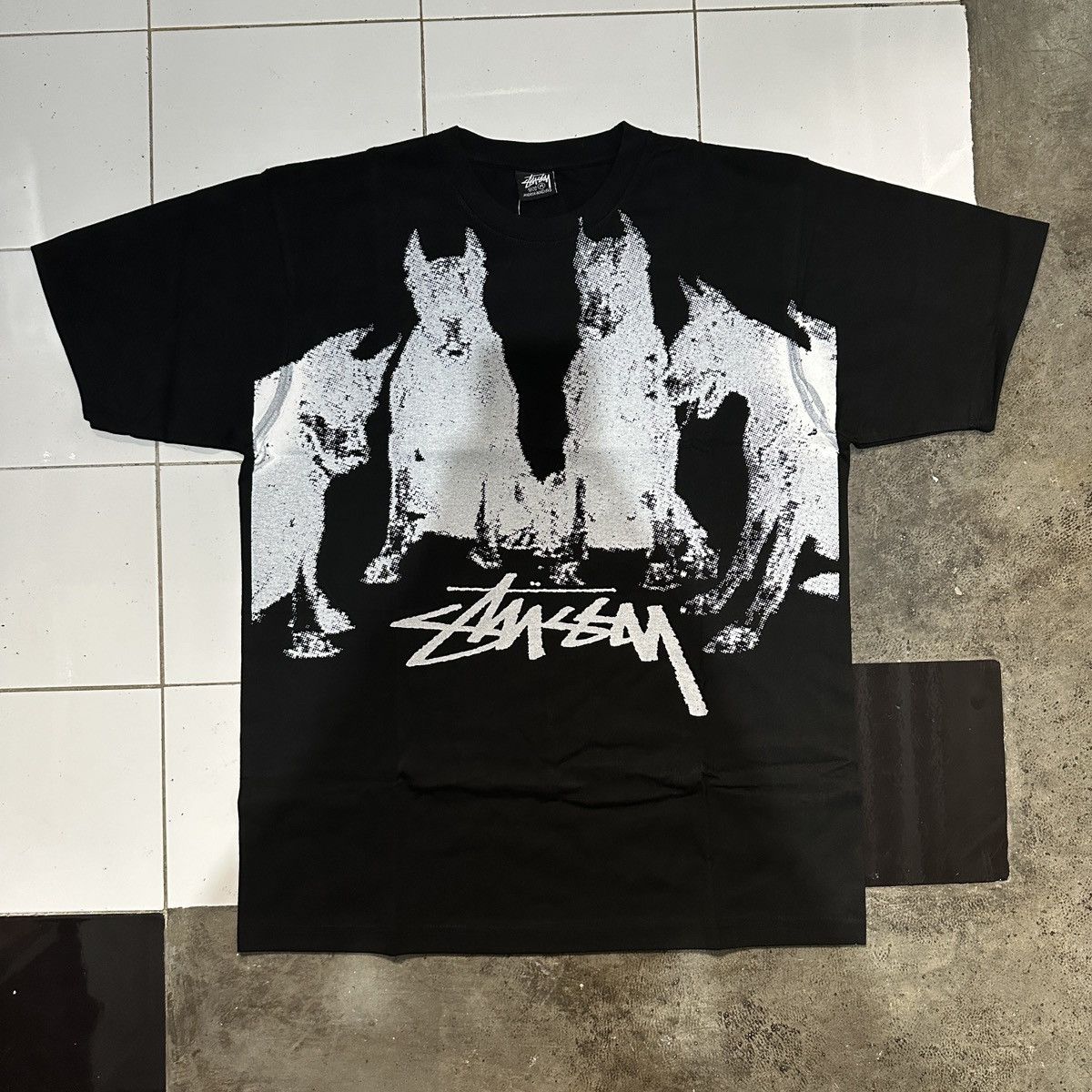 Stussy Dobermans Tee Black