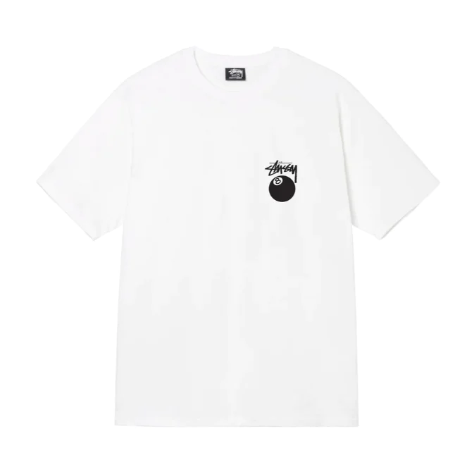 Stussy 'Billiards' T Shirt in White