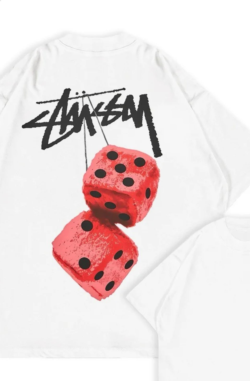 Stussy Fuzzy Dice Short Sleeve T Shirt