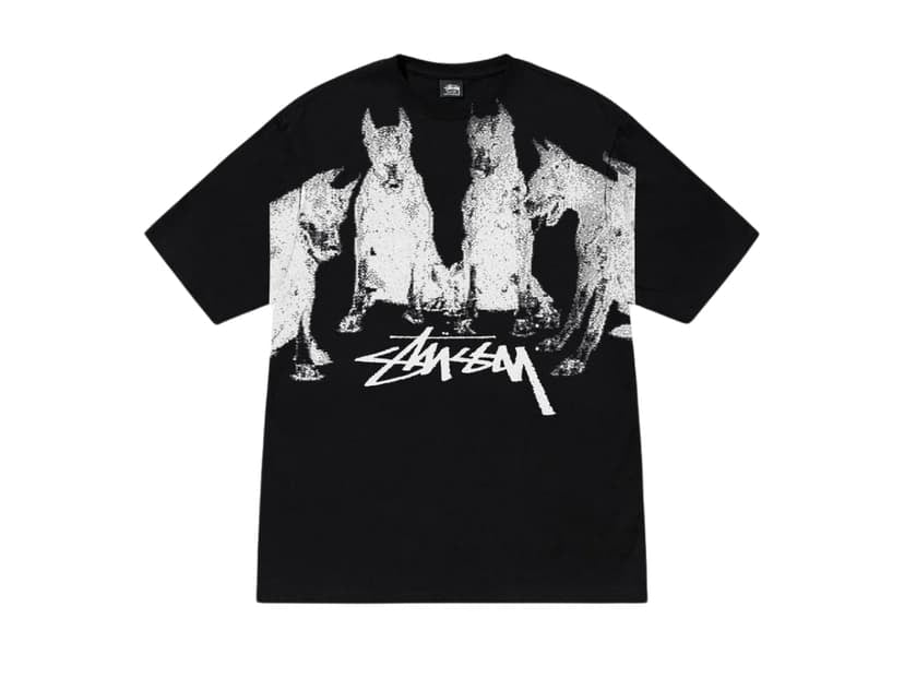 Stussy Dobermans Tee Black
