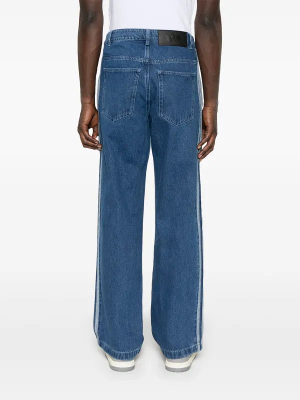 ‏ Originals Adicolor 3-Stripe Wideu Denim Jeans unisex