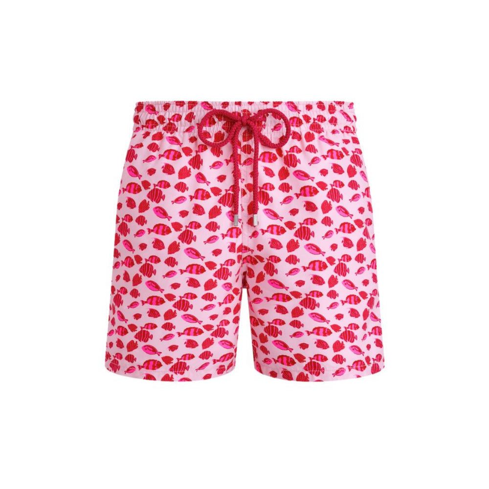 VILEBREQUIN
Fish Print Moorea Swim Shorts + bag
