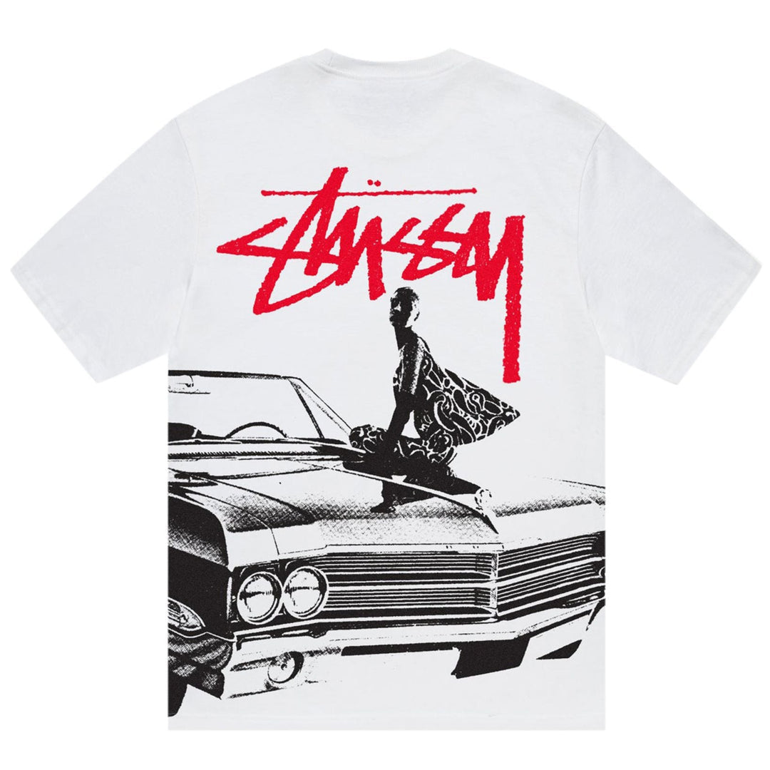 Stussy Beat Crazy Tee White